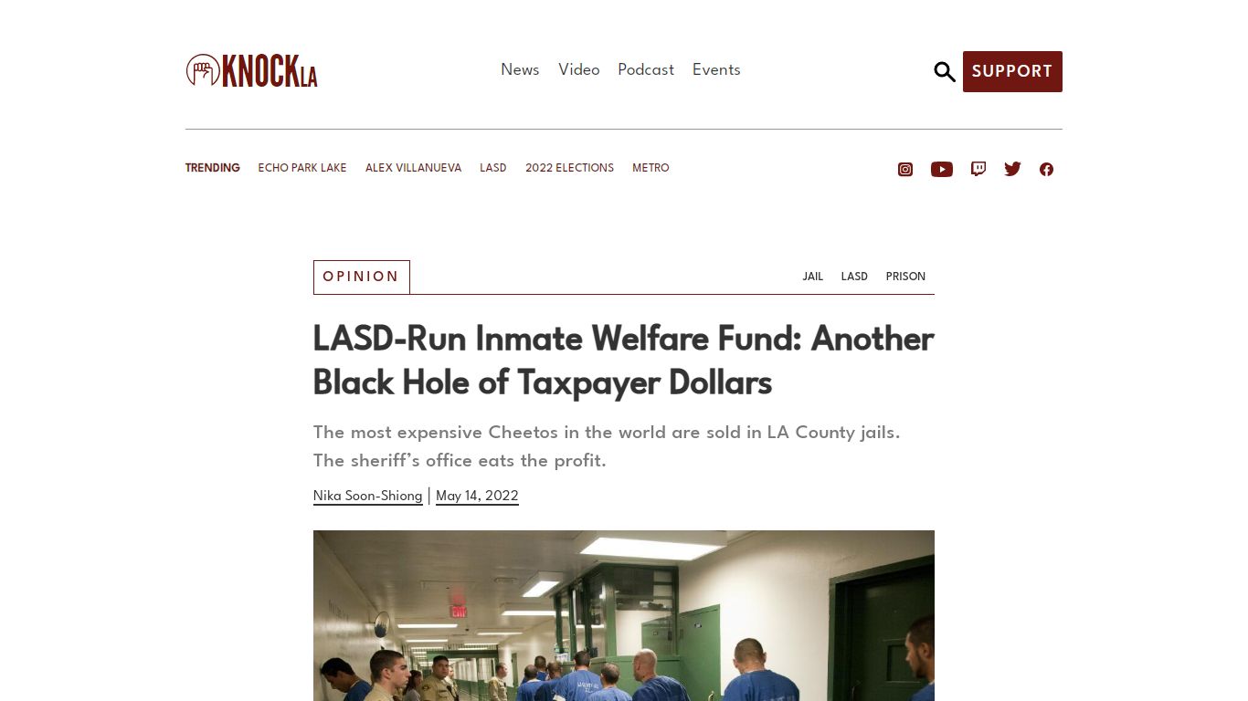 LASD-Run Inmate Welfare Fund: Another Black Hole of Taxpayer Dollars ...